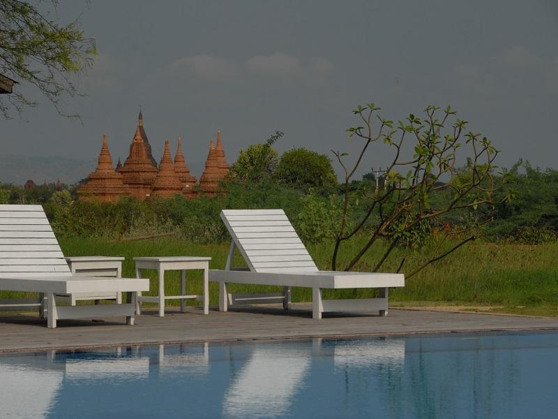 Kumudara Hotell Bagan Exteriör bild